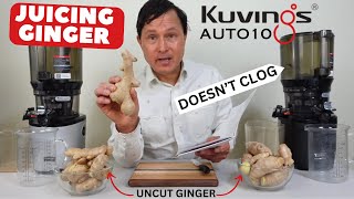 How to Juice Ginger in the Kuvings Auto10 without a Problem