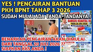 YES❗️SIGNS OF PKH AND BPNT AID DISBURSEMENT FOR STAGE 3 2026 ARE HERE: DOES IT REALLY START ON TH...
