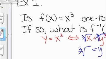 Calculus 6.1 Inverse Functions