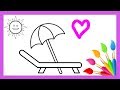 Drawing Book: Sea Beach Chair Drawing for Kids, Art for Kids Drawing Book: Sea Beach Chair Drawing for Kids, Art for Kids