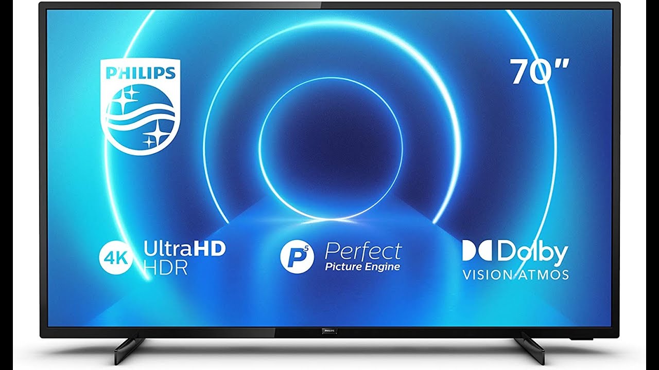 Unboxing and First Start / 70'' Philips 70PUS7505/12 Ultra HD LED LCD  Smart TV