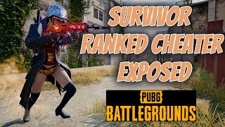 Survivor Ranked Cheater Exposed - EU FPP Ranked Duo's - PUBG PC