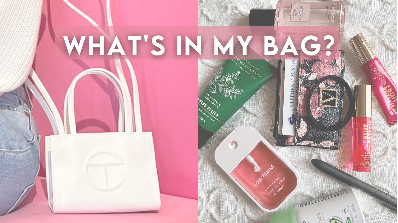 WHAT'S IN MY BAG 2022 | SMALL WHITE TELFAR + TIPS ON HOW TO SECURE A ...