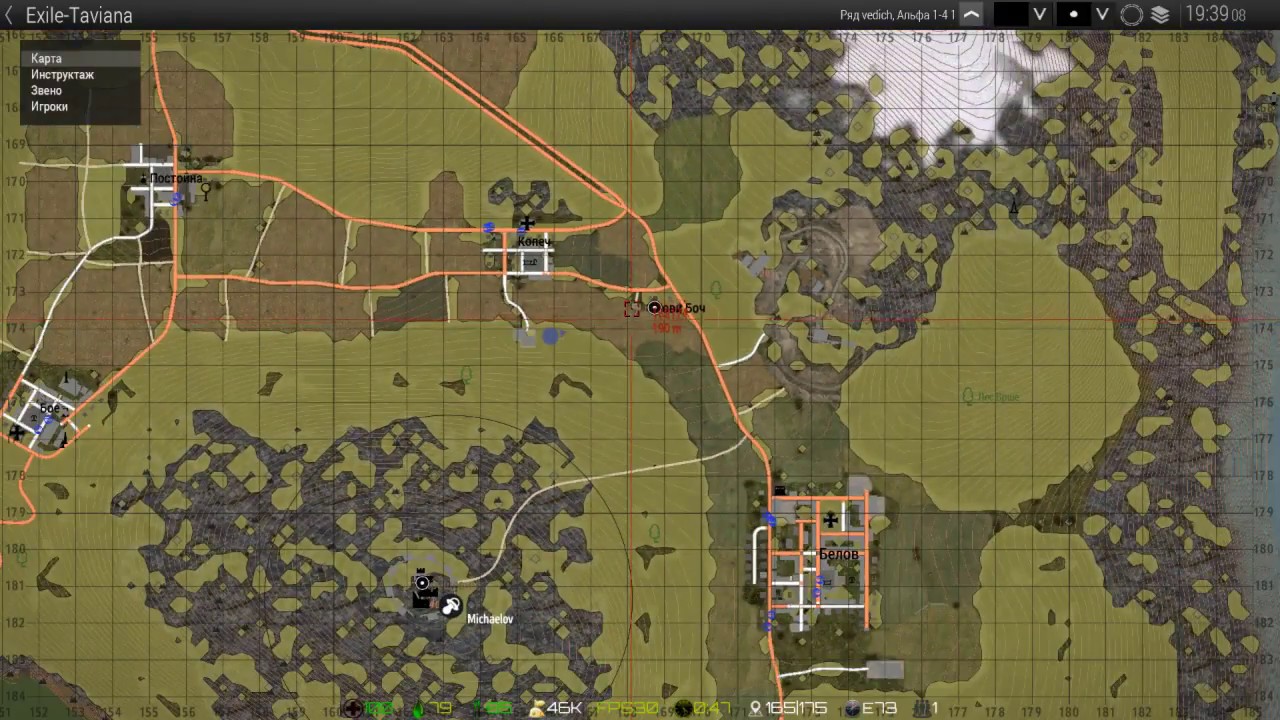 Карта тавиана для dayz standalone