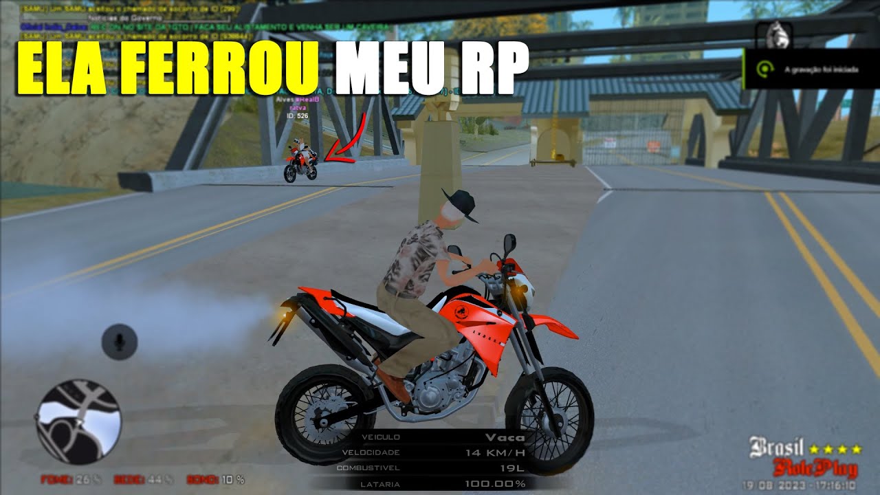 ATÉ O ADM DO BRASIL ROLEPLAY ESTÁ DE OLHO NO MEU RP - GTA SAMP ANDROID 