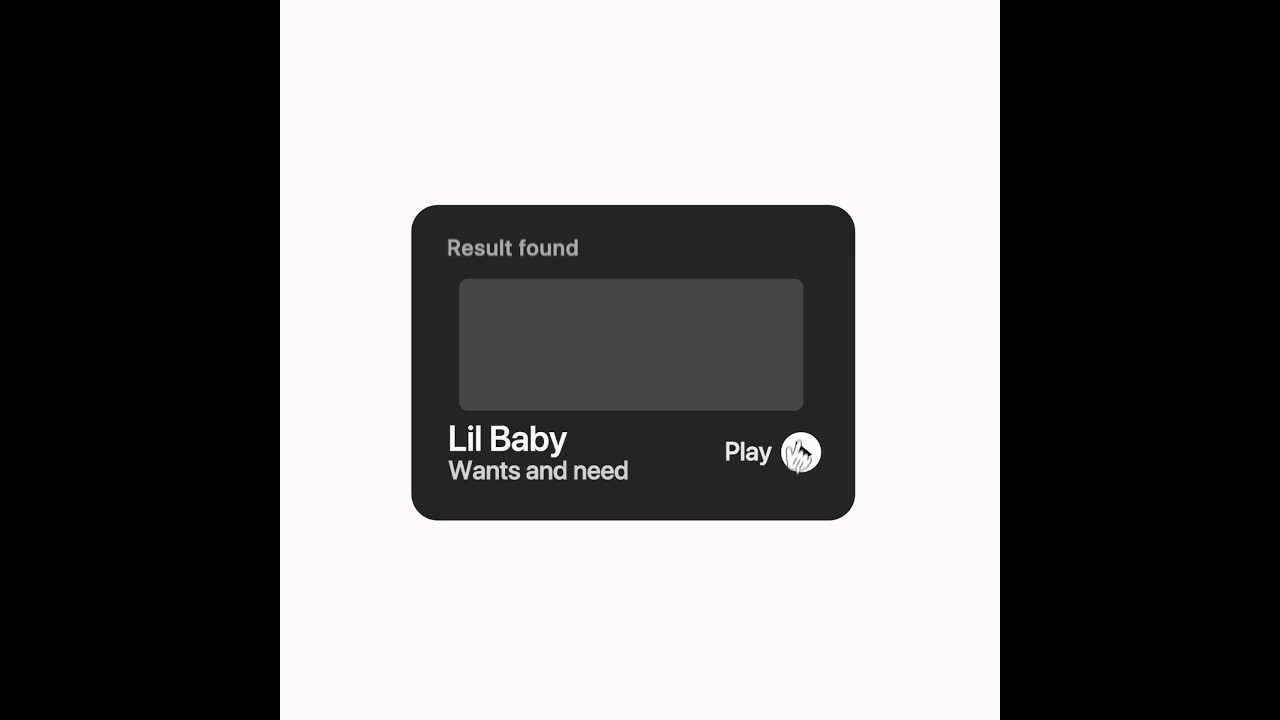 Apple Ui style motion for Shazam #shorts