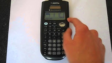 TI-36X Pro Gaussian Elimination Tutorial