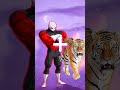 Dragonball characters in tiger mode short dbs tiger  