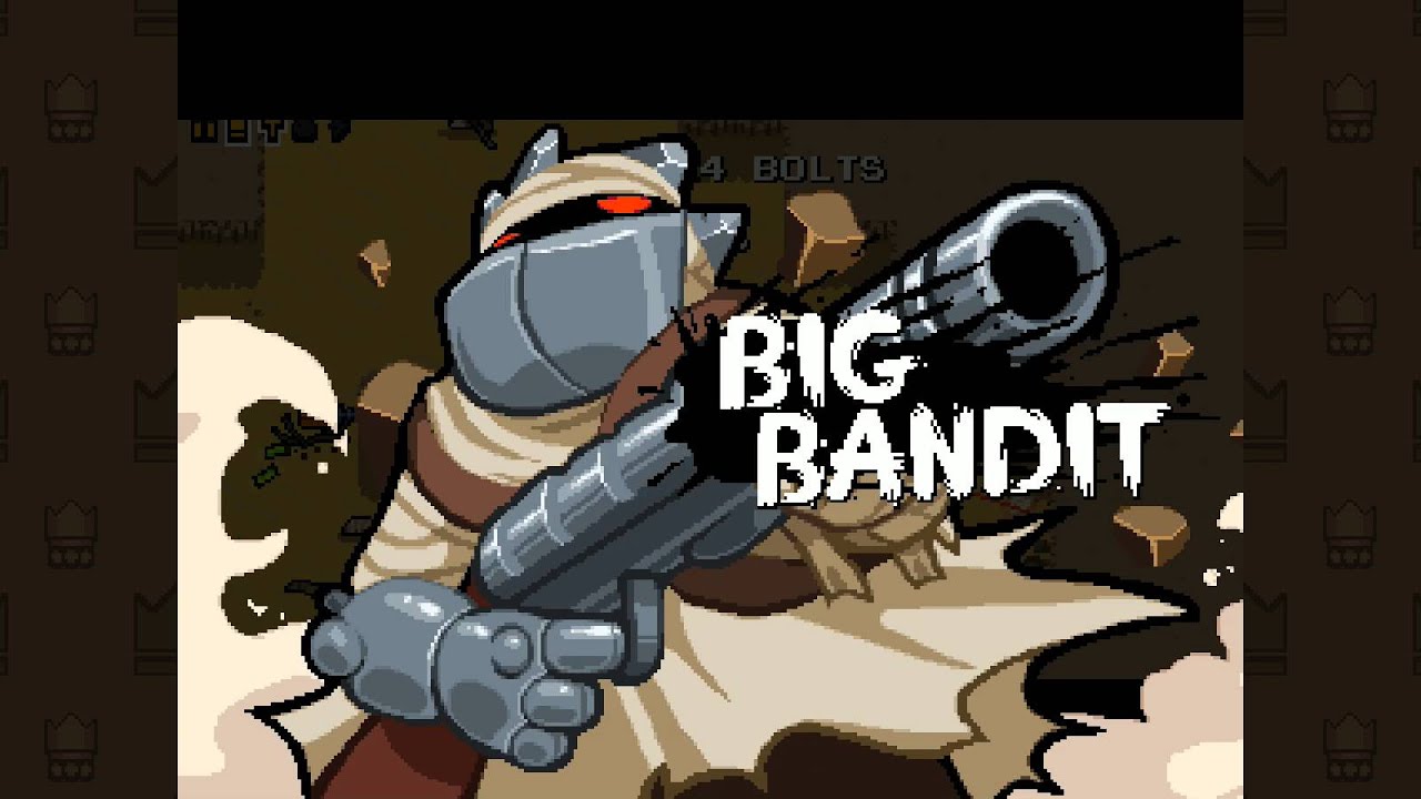 Nuclear Throne Big Bandit Boss fight