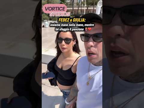 Video Fedez di nuovo papà: il pancione di Giulia mentre camminano insieme ?