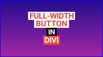 Full-Width Divi Button Module
