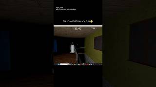 GRANNY GAME IN ROBLOX IS WILD😭 #roblox #granny #gaminglive #gaming #shorts #youtubeshorts