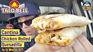 Taco Bell Cantina Chicken Rolled Quesadilla Review Better Than The Og? Theendort