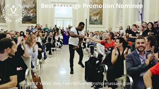 Best Massage Promotion Nominee - Victor Yekini, Italy