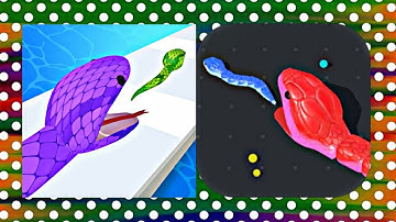 OMG ! Snake Clash.io vs Snake Run Race 3D - (Best Comparison Mobile Games) #94 #games