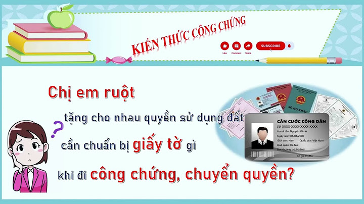 Anh cho em đất thì làm thủ tục thế nào