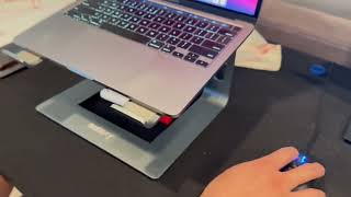 Nulaxy Laptop Stand, Ergonomic Aluminum Laptop Mount Computer Stand for Desk Review