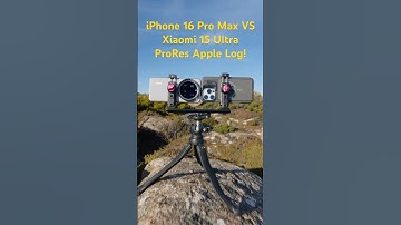 iPhone 16 Pro VS Xiaomi 15 Ultra Apple ProRes Log Video Test | Can You Guess?