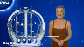 Powerball Lotto Results - Draw 1352 - 14 April 2022