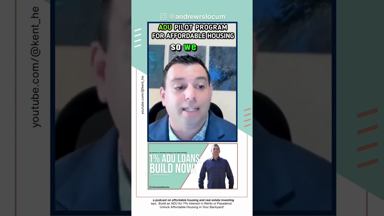 ADU Pilot for New Funding Options for Your Backyard Build!