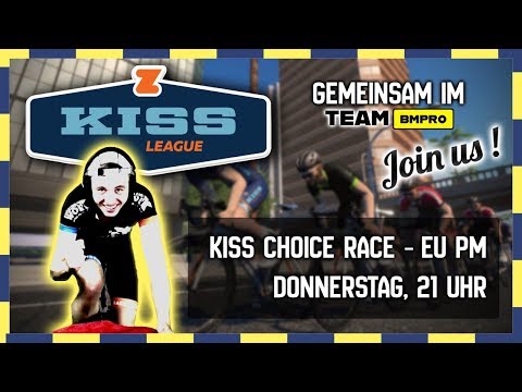 ironman maine KISS Community PRE-Season I Live Zwift Race fürs BMPRO-TEAM