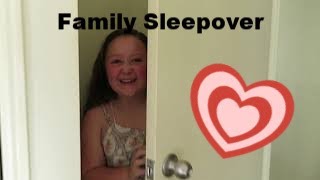 Family Sleepover!! | Wesslive