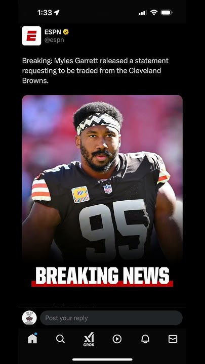 Breaking News: Myles Garrett'S 100Mph Speeding Ticket In Cleveland - egu6mas