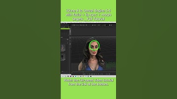 #iClone8 to #UnrealEngine5 with #facial #lipsync #morph