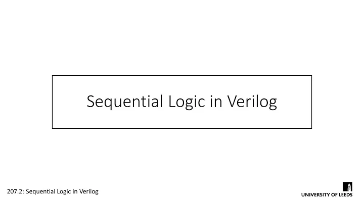 Sequential Logic In Verilog