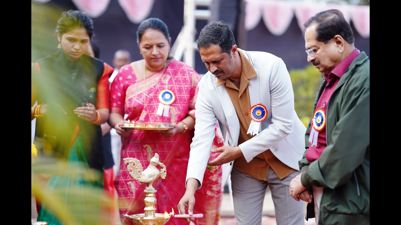 Lamp Lighting & Welcome song _ Annual Day 2024-25 - Narake's Panhala Publuc School & Jr. College