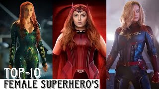 Top 10 Most Powerful Female Superheroes In MCU & DC | Explained In Hindi