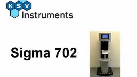 Sigma 702, Surface tension measurement with Force tensiometer