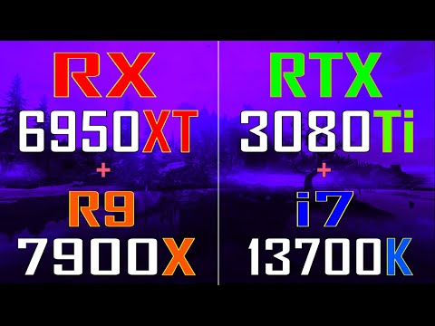 RTX 3080Ti + INTEL i7 13700K vs RX 6950XT + RYZEN 9 7900X