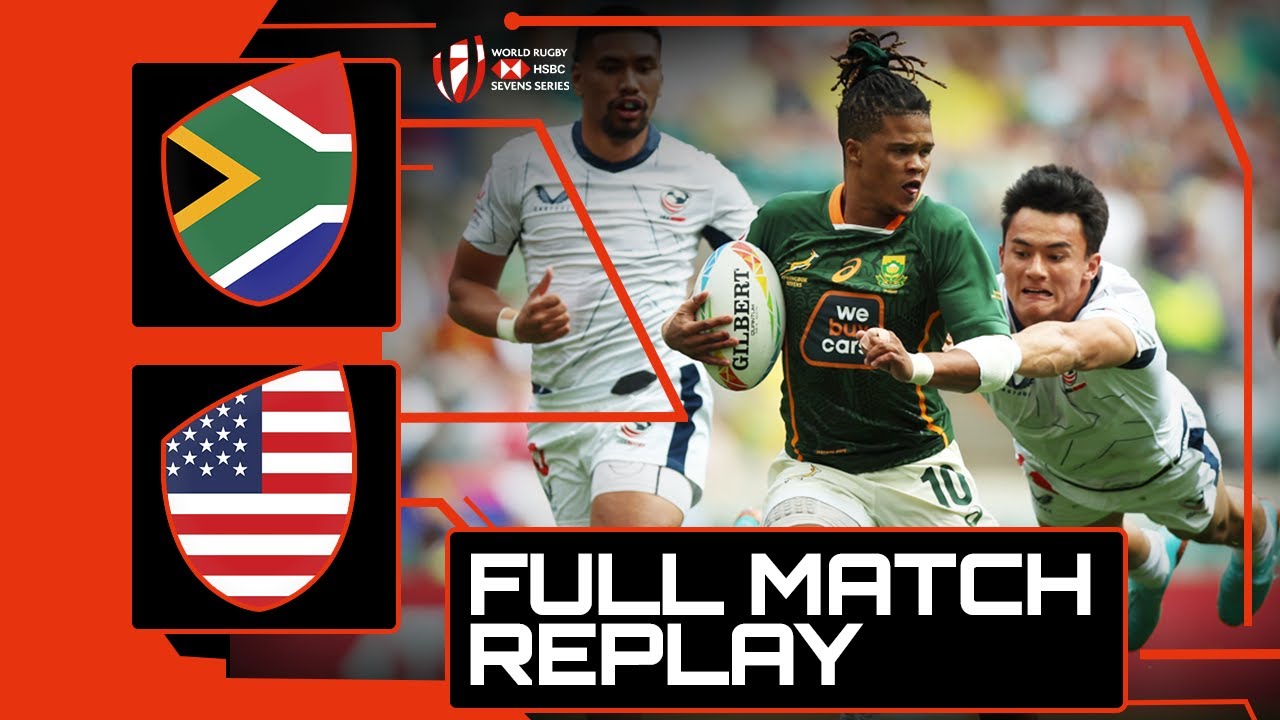 End-to-end CHAOS! South Africa v USA HSBC London Sevens Rugby