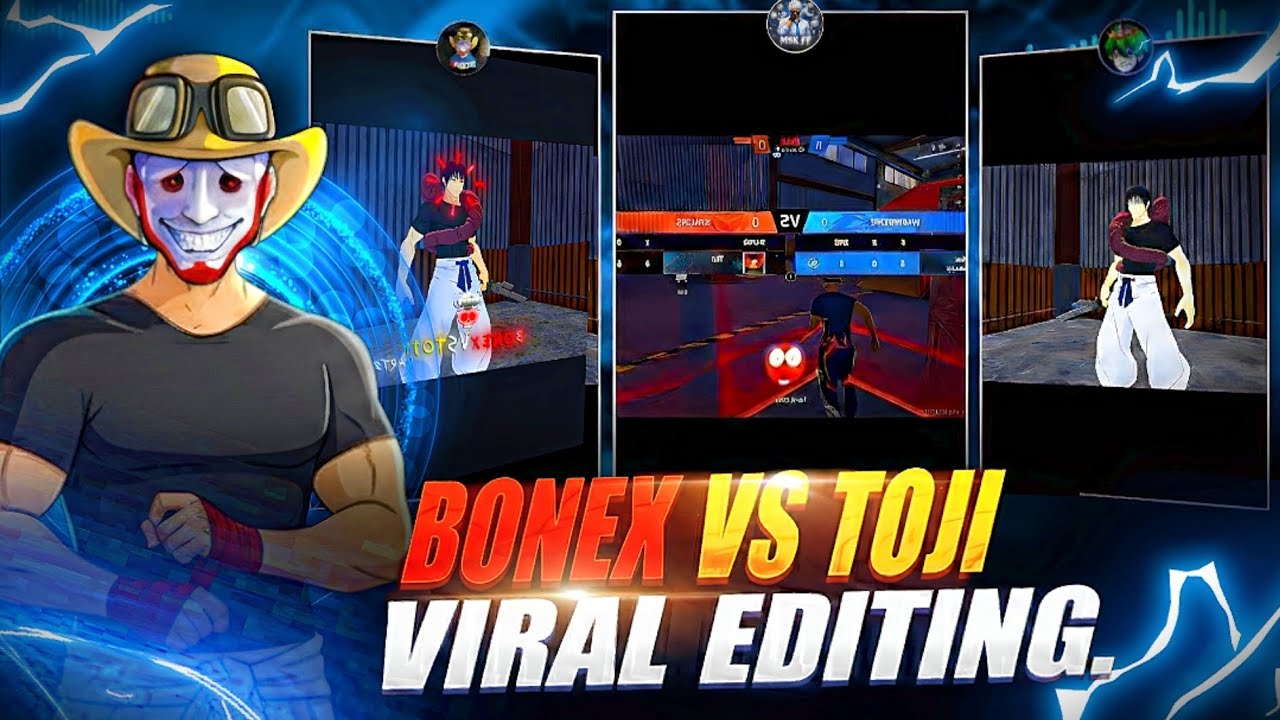 @bonex4_ff and @Nxyyff NEW📈VIRAL TOJI VS BONEX🔥VIDEO EDITING TUTORIAL 💯 ...