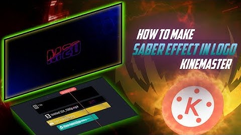 How to Make Lighting logo reveal intro in kinemaster  || pixellab || Saber Effects || The M2D