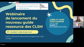 Webinaire présentation Ressource CLSM : Créer et faire fonctionner un CLSM
