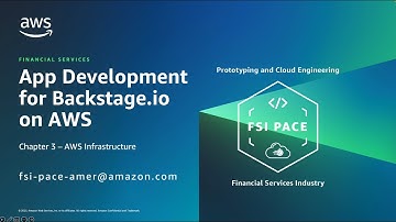 App Development for Backstage.io on AWS - Chapter 3 Infrastructure | Amazon Web Services