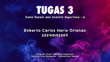 TUGAS 3 | DAA | Analisis Algoritma Non Rekursif