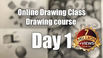 Drawing Basics for Beginners - Day 1 | Drawing for Beginners | Drawing Series #Drawing #beginners