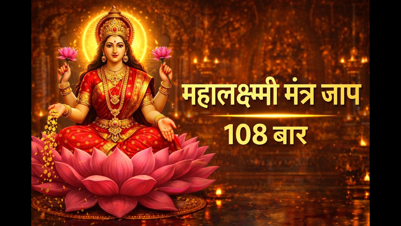 🔴 LIVE Mahalakshmi Mantra 24x7 | ॐ महालक्ष्म्यै नमो नमः | धन वर्षा मंत्र | Vov_Bhakti