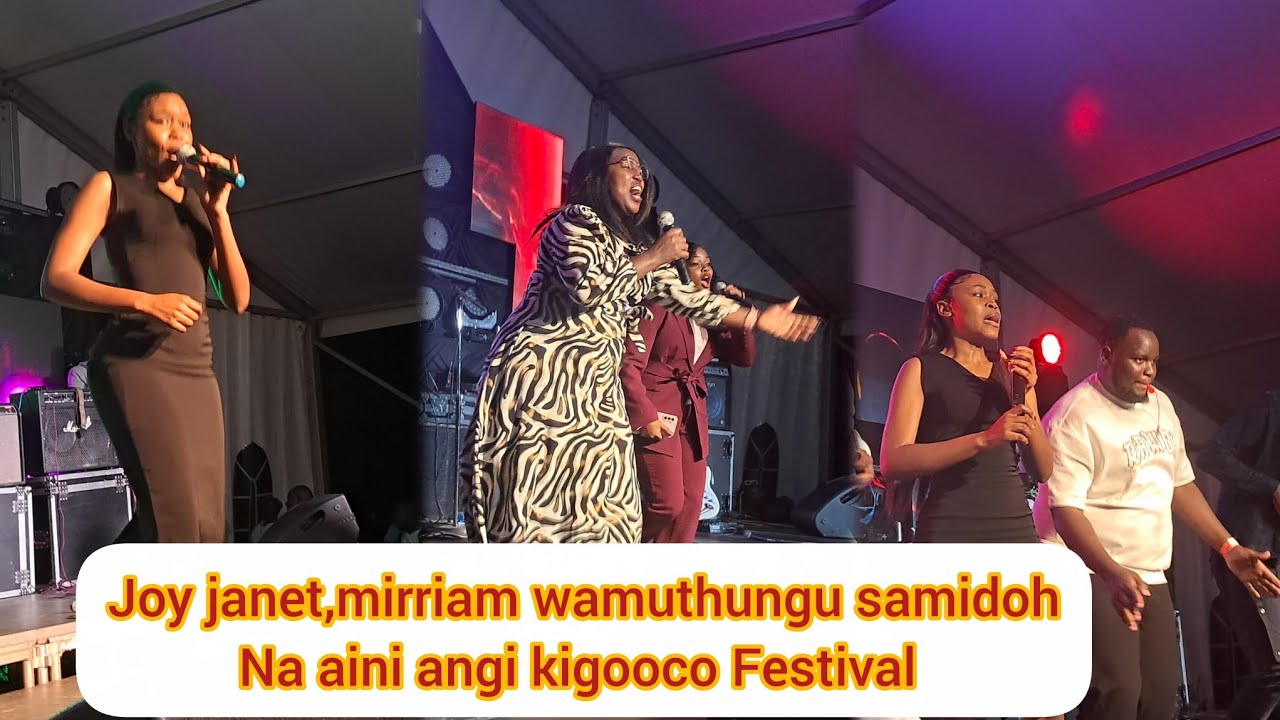 Joy janet , mirriam wa muthungu Kabi wa Jesus na aini angi kwihiuria makiina kigooco Festival 