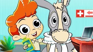 Video thumbnail of "A MI BURRO LE DUELE LA CABEZA, Canciones infantiles"