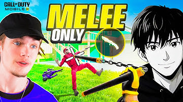We BEAT CoD: Mobile Using MELEE ONLY!