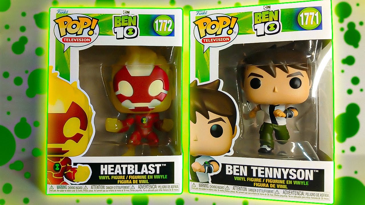 UNBOXING dos FUNKO POP do BEN 10 CLÁSSICO!!