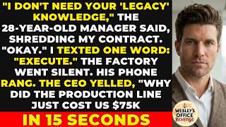The Legacy Expert He Fired Cost Him Millions in 15 Seconds | Corporate Revenge screenshot 1