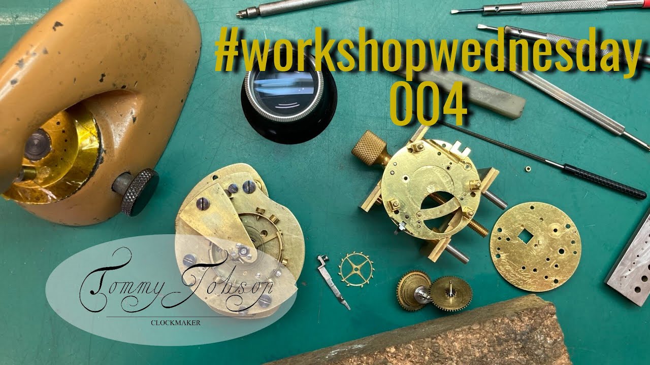 DIFFICULT Chronometer Repairs Verge Watch Clock Repair Shop Vlog 004 Wednesday