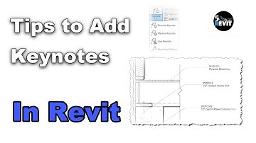 Tips to create Keynotes in Revit Tutorial