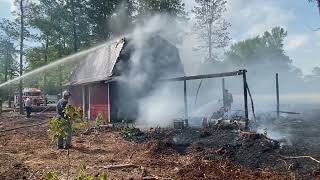 The Wilson Times - Outbuilding burns at Lucama home