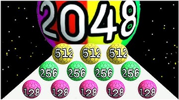 Run Merge Ball 2048 - Gameplay Walkthrough - Max Levels Lvl 1-20